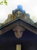 教会の屋根　鬼瓦と懸魚（けぎょ）に注目