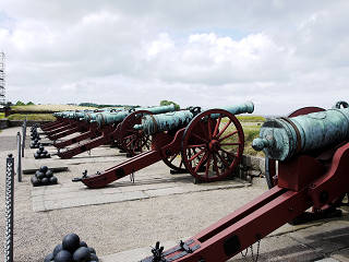 クロンボー城 大砲